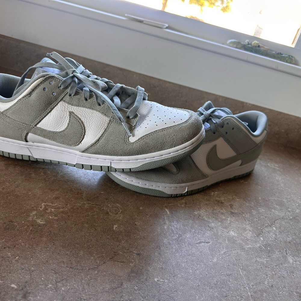 Nike Gray and White Athletic Shoes